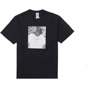 Supreme Jordan Biggie S/S Top Black Shirt HJ8385-010 Size Men’s Large